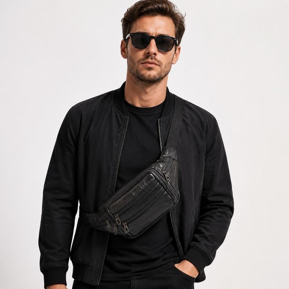 Luxury Multi-Pocket Leather Fa - Luxury Bags Leather recension och pris